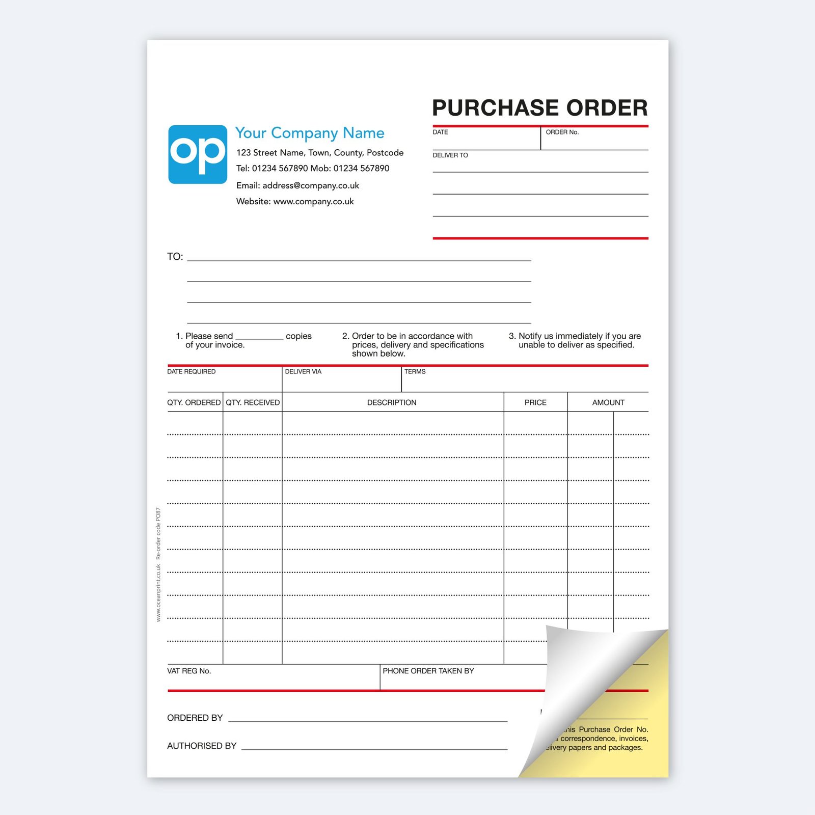 PO87-Purchase-Order-Duplicate-NCR-Carbonless